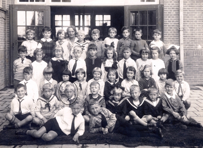 Gerrit Johannes Frankhuisen jr. op de lagere school